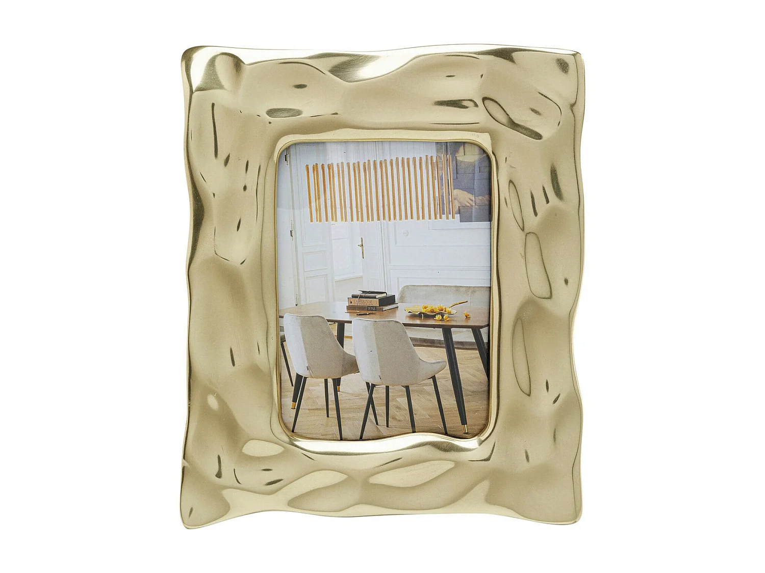 Cadre photo Jade Square doré 13x18cm