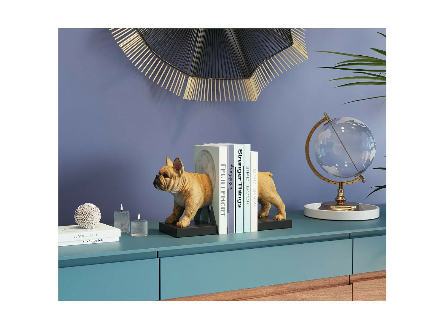 Buchstütze Frenchy (2/Set)