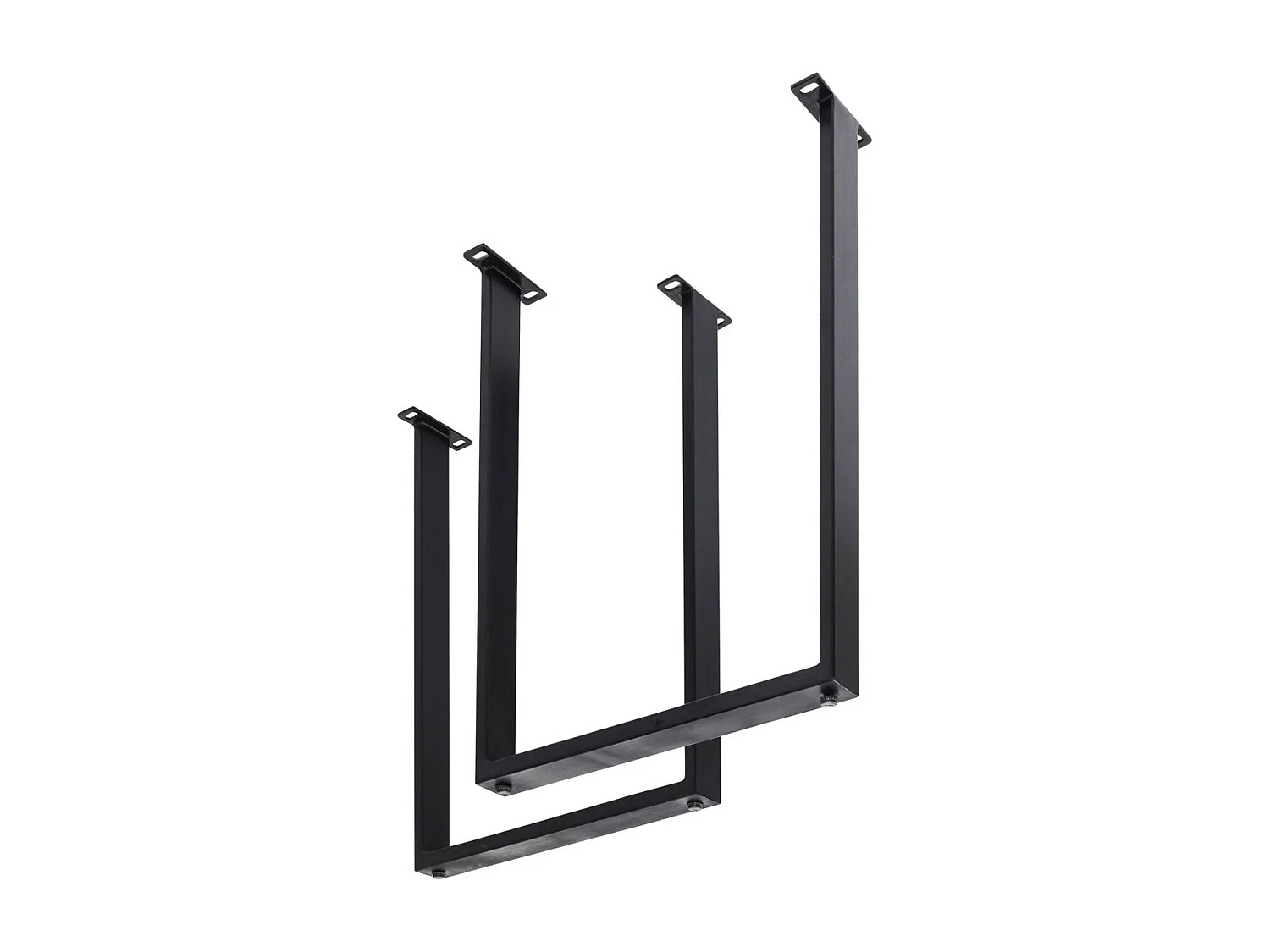 Struttura del tavolo alto Tavola nero (2/set)