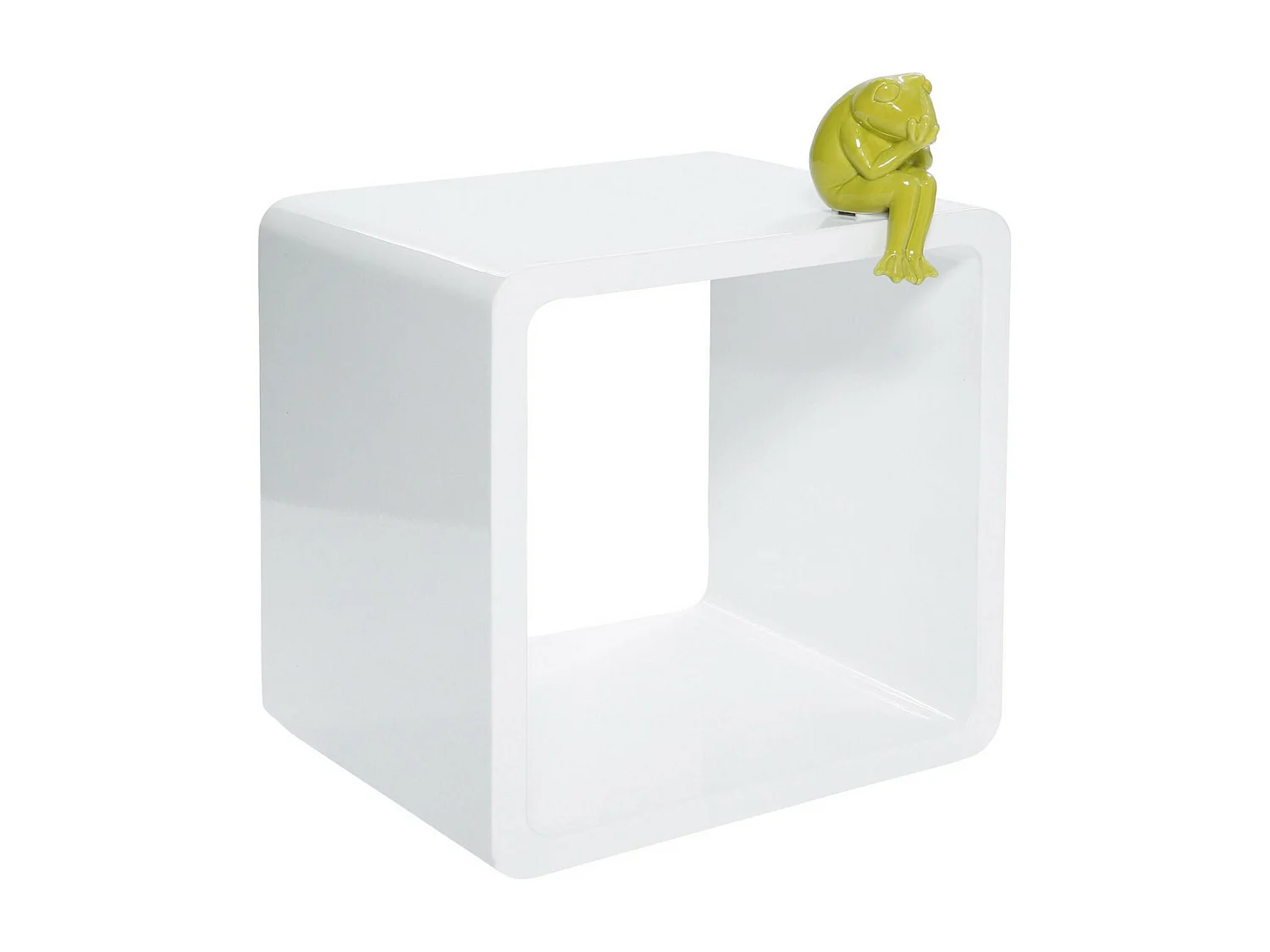 Cube Lounge MDF blanc