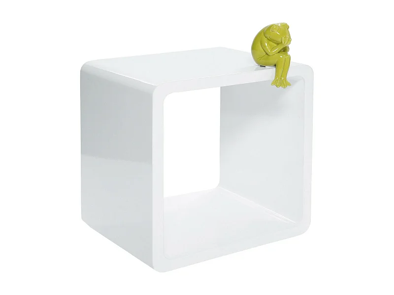 Lounge cubo MDF bianco