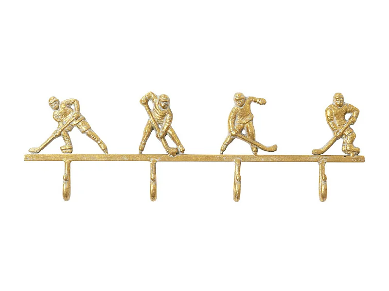 Appendiabiti da parete Ice Hockey Gold 48cm