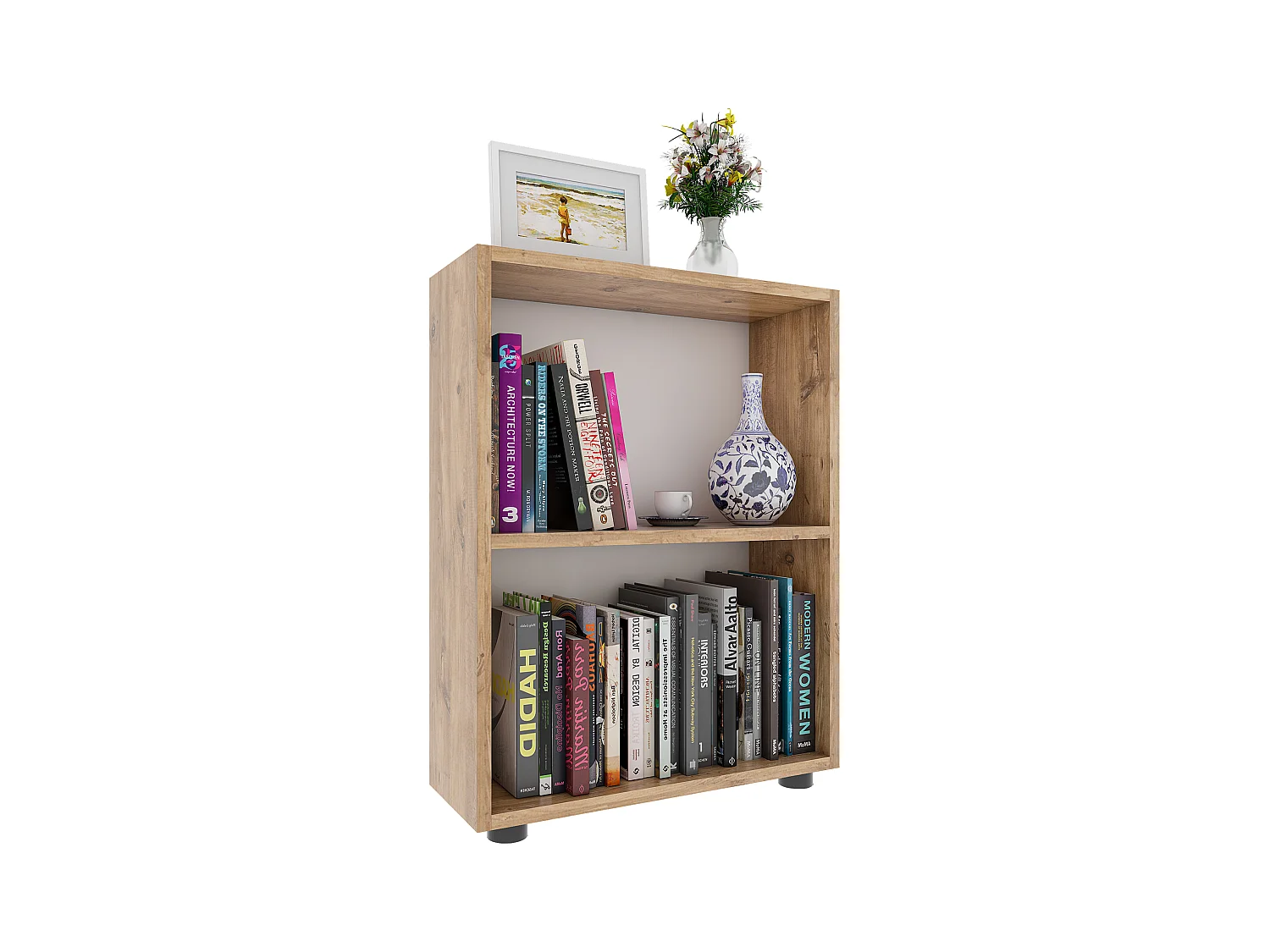 Office Shelf & Bookcase Bulas Honey oak H. 72 x W. 55 x D. 20 cm