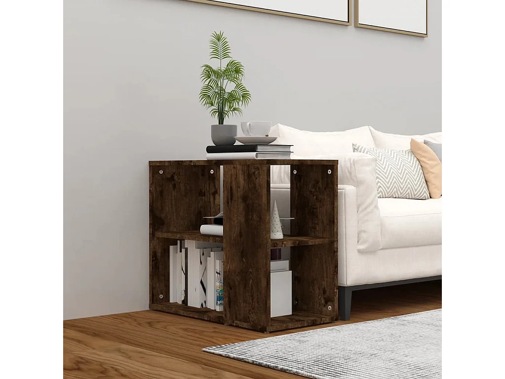 Armoire latérale Chêne fumé 60x30x50 cm Bois d'ingénierie SBC7703