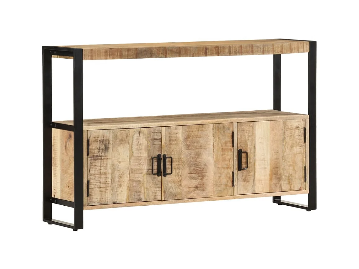 Aparador madera maciza de mango 120x30x75 cm ES926140