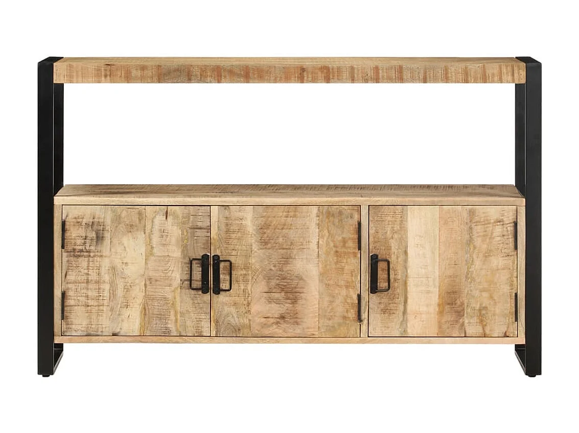 Aparador madera maciza de mango 120x30x75 cm ES926140