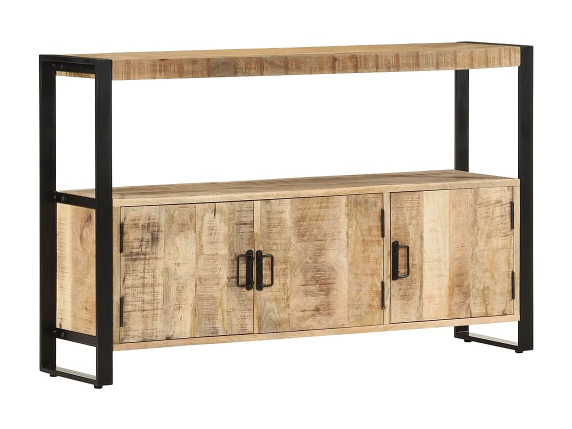 Aparador madera maciza de mango 120x30x75 cm ES926140