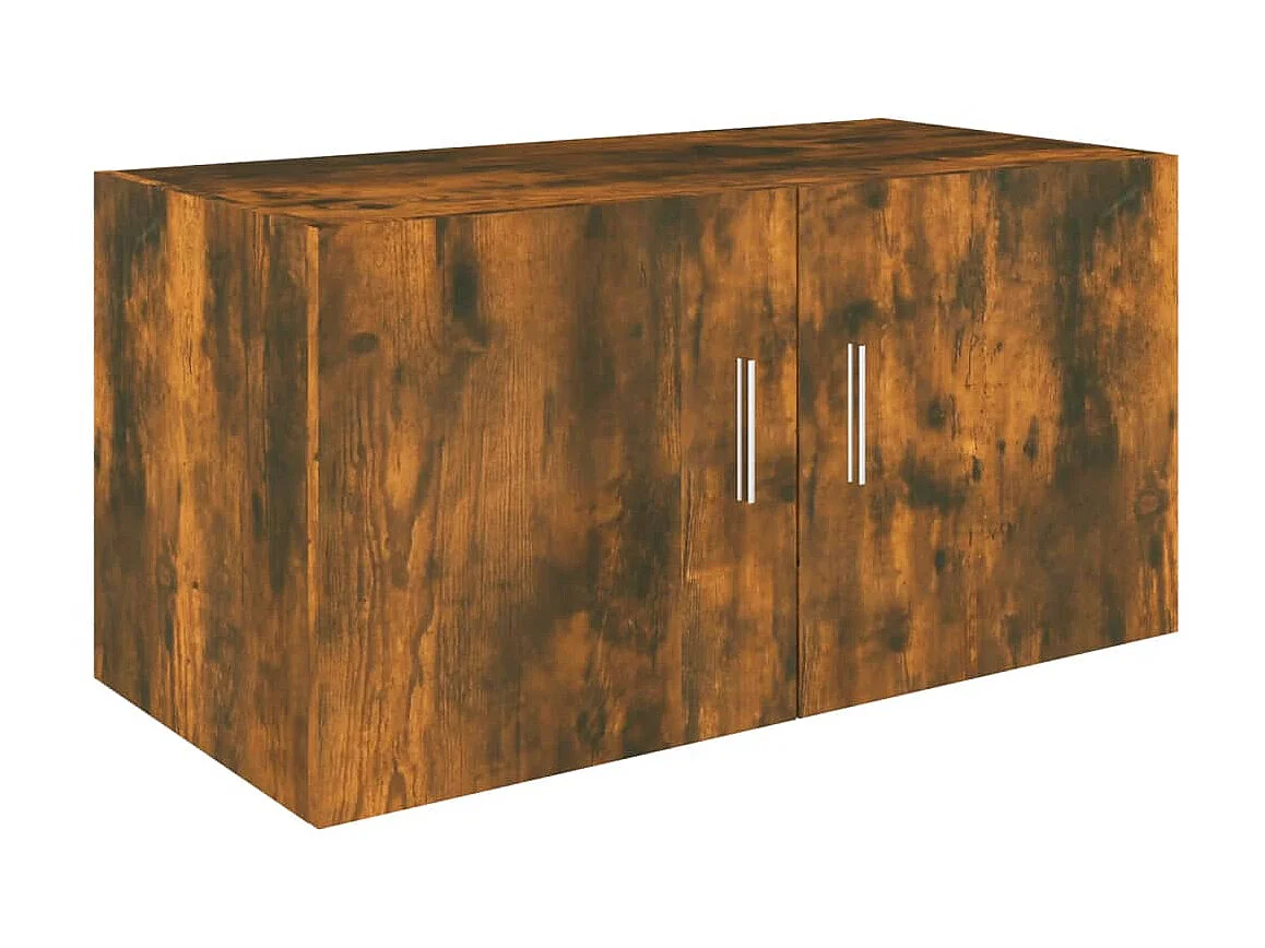 Armoire murale Chêne fumé 80x39x40 cm Bois d'ingénierie OLA9962