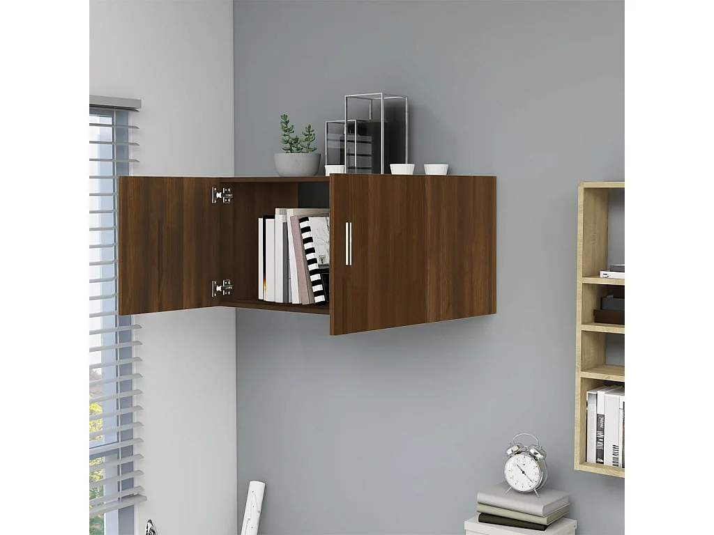 Armoire murale Chêne marron 80x39x40 cm Bois d'ingénierie OLA8461