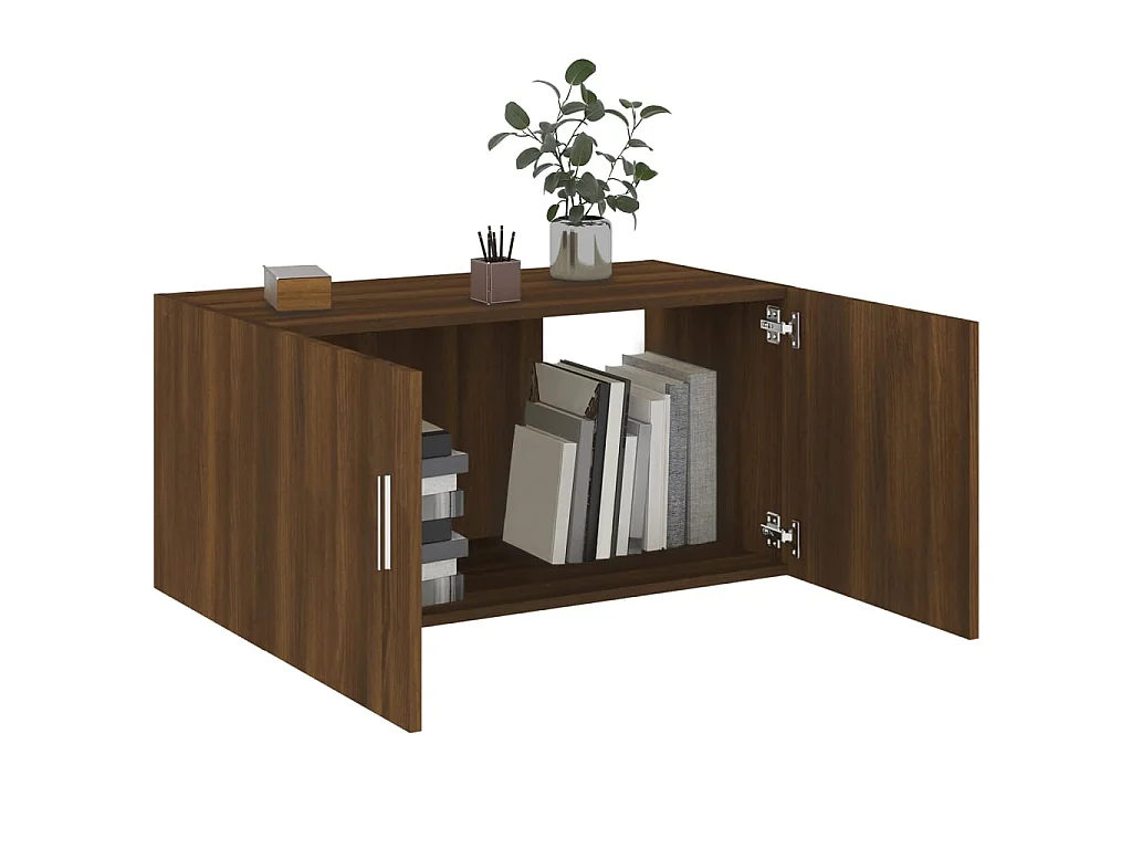 Armoire murale Chêne marron 80x39x40 cm Bois d'ingénierie OLA8461