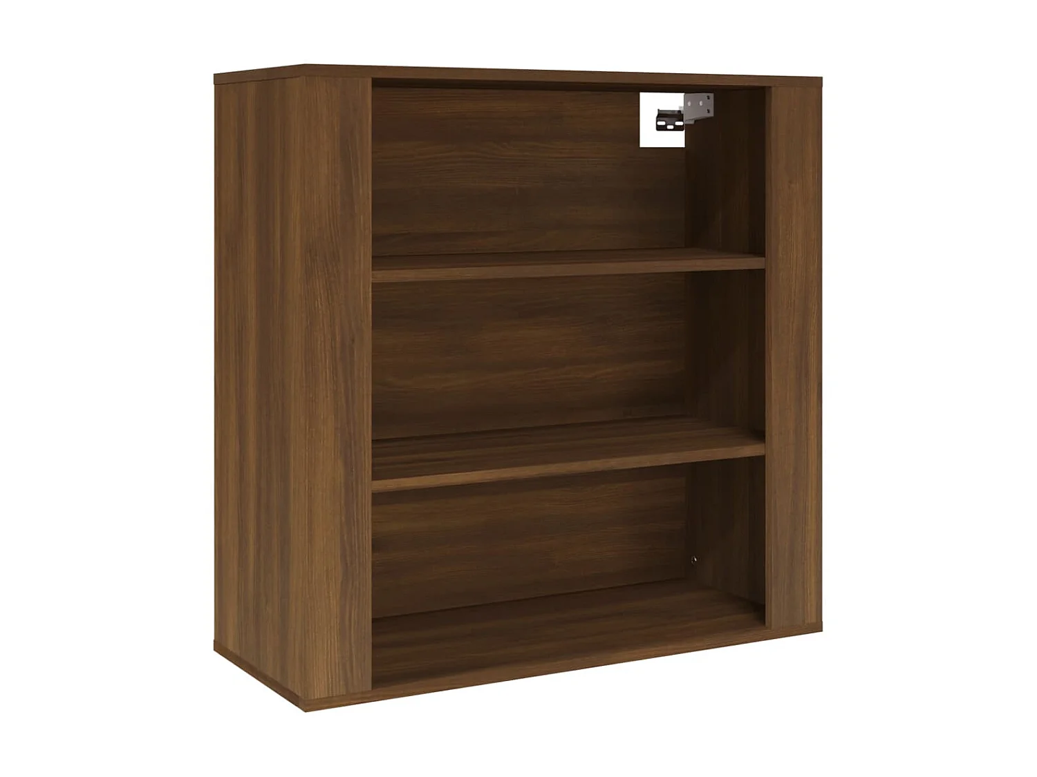 Wandschrank,Wandhängeschrank Braun Eichen-Optik 80x33x80 cm Holzwerkstoff -gkd188863