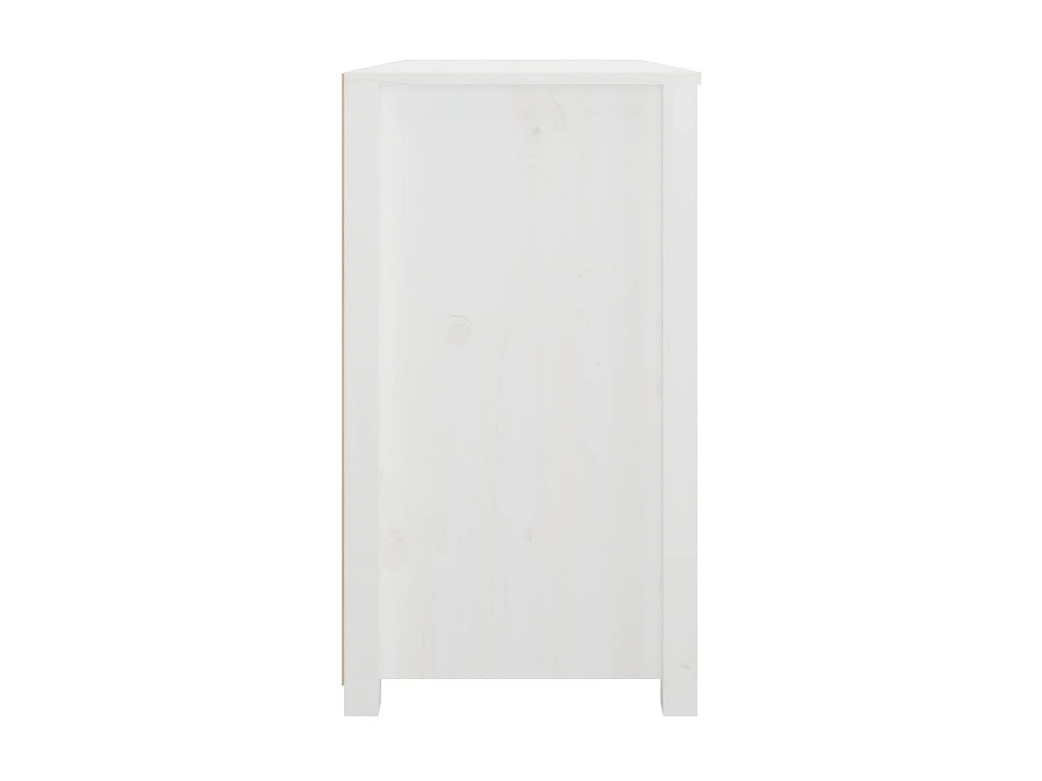 Armário de apoio 100x40x72 cm pinho maciço branco PT430834