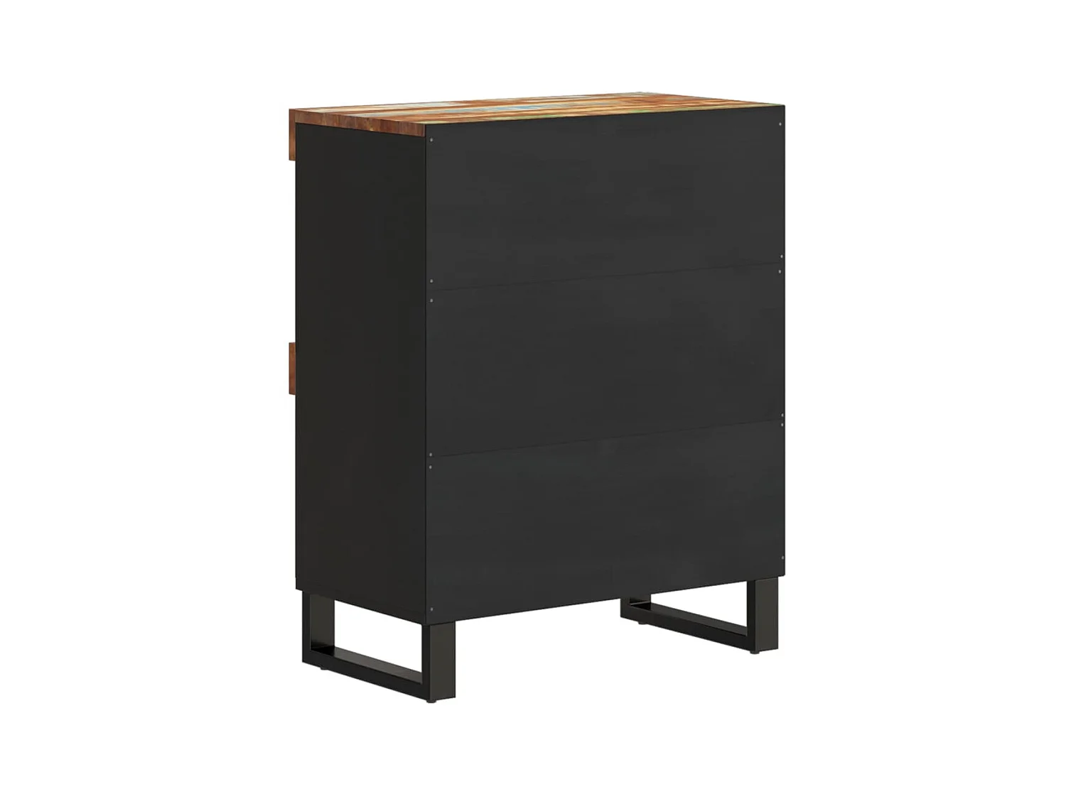 Armario auxiliar madera maciza reciclada 60x33x75 cm ES728257