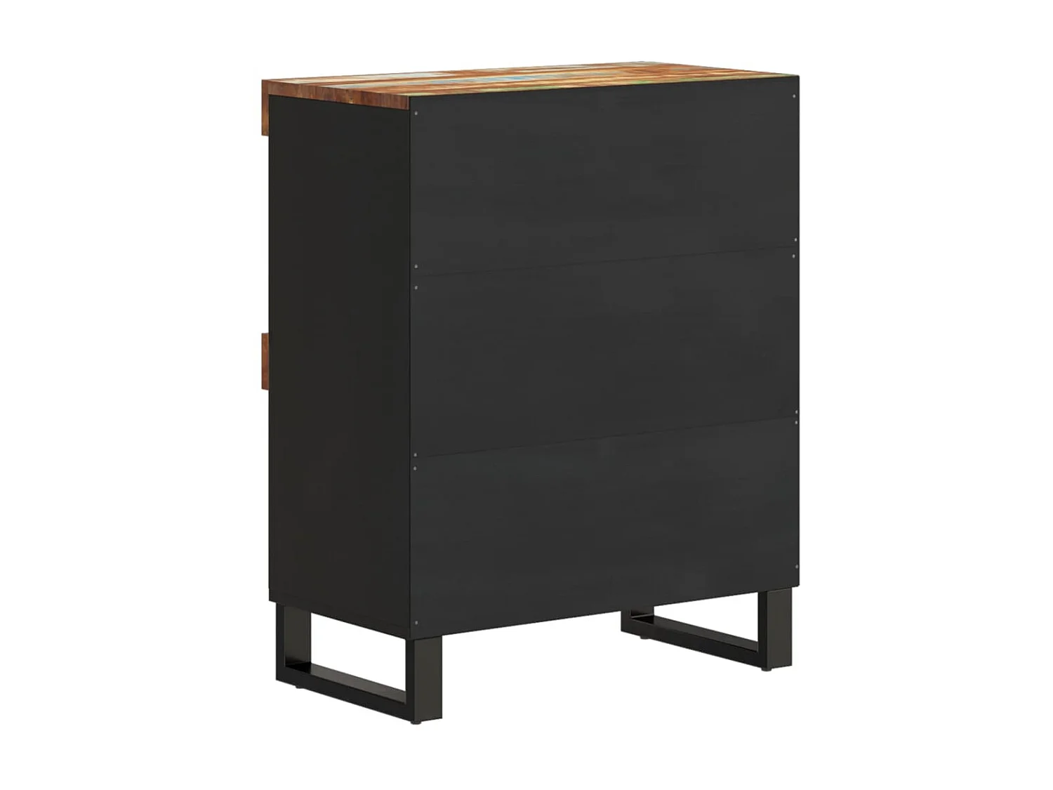 Armario auxiliar madera maciza reciclada 60x33x75 cm ES728257