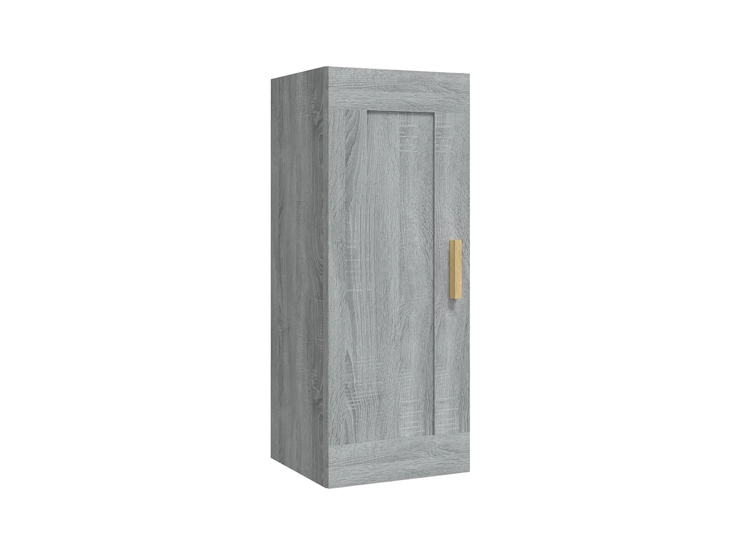 Wandschrank,Wandhängeschrank Grau Sonoma 35x34x90 cm Holzwerkstoff -gkd509942