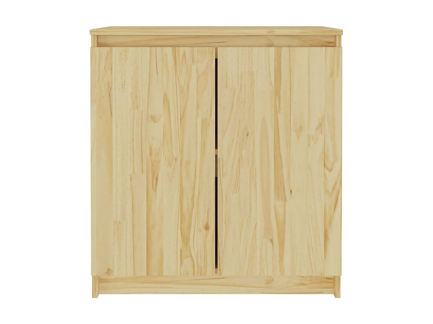 Armario auxiliar de madera maciza de pino 60x36x65 cm ES425101