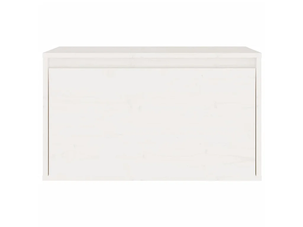 Armoire murale Blanc 60x30x35 cm Bois de pin massif OLA5648