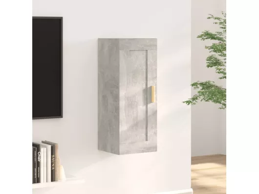 Kauf Unique Wandschrank,Wandhängeschrank Betongrau 35x34x90 cm Holzwerkstoff -gkd563254