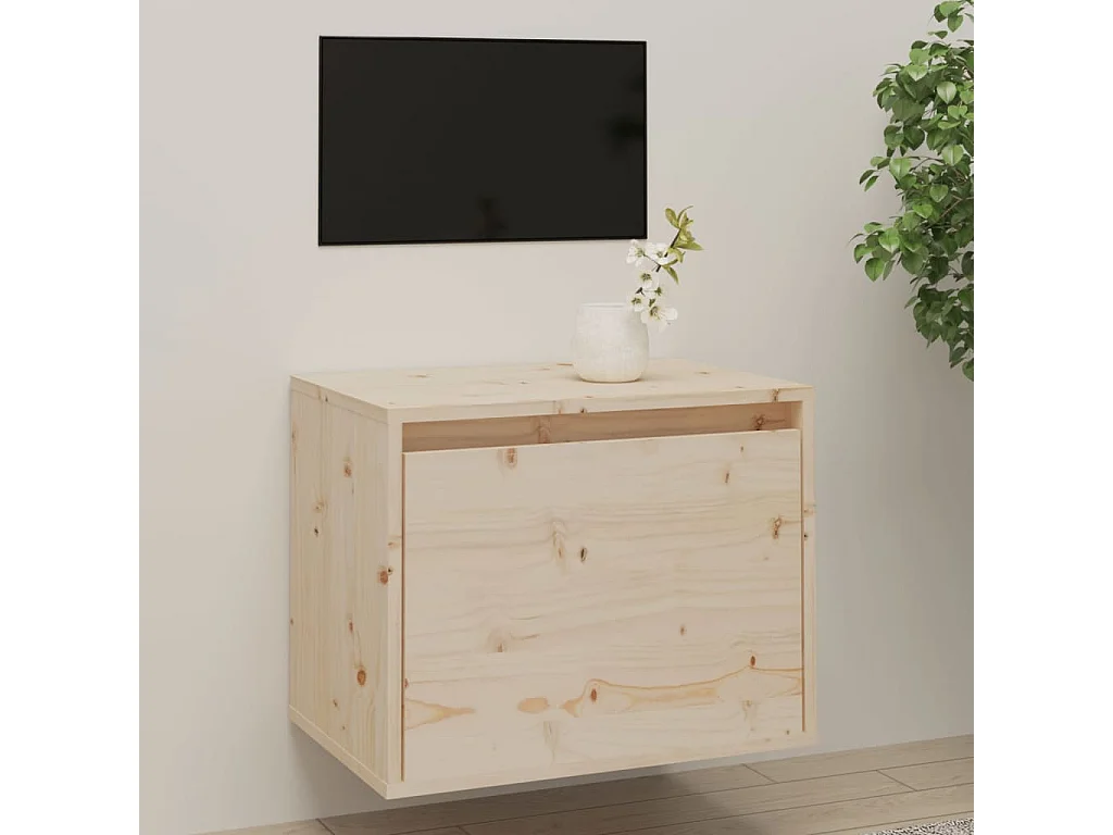 Wandschrank,Wandhängeschrank 45x30x35 cm Massivholz Kiefer -gkd749925