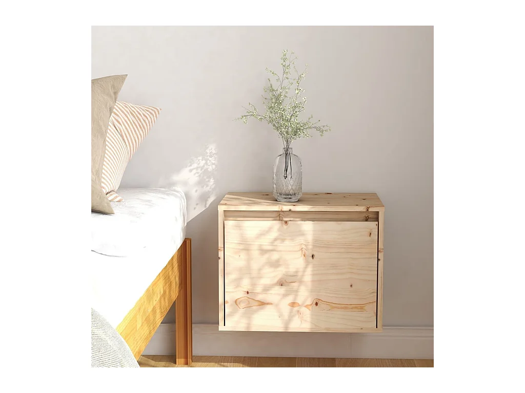 Wandschrank,Wandhängeschrank 45x30x35 cm Massivholz Kiefer -gkd749925