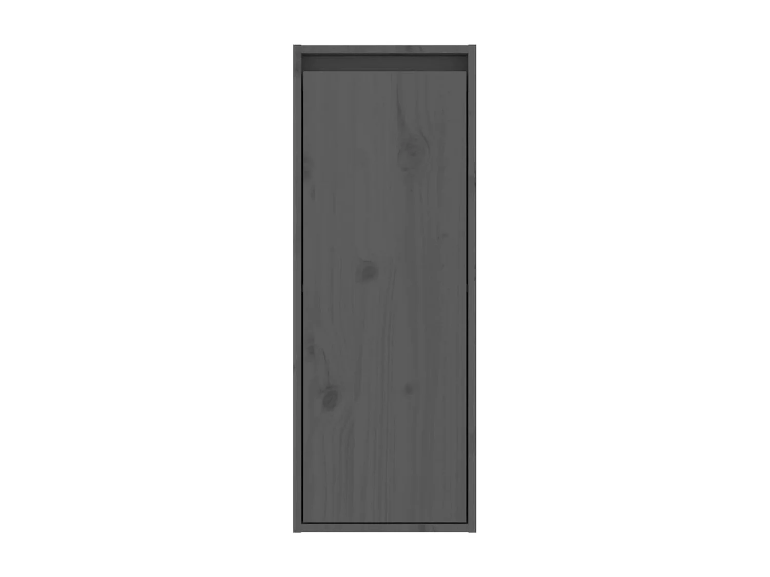 Armoire murale Gris 30x30x80 cm Bois de pin massif OLA4512