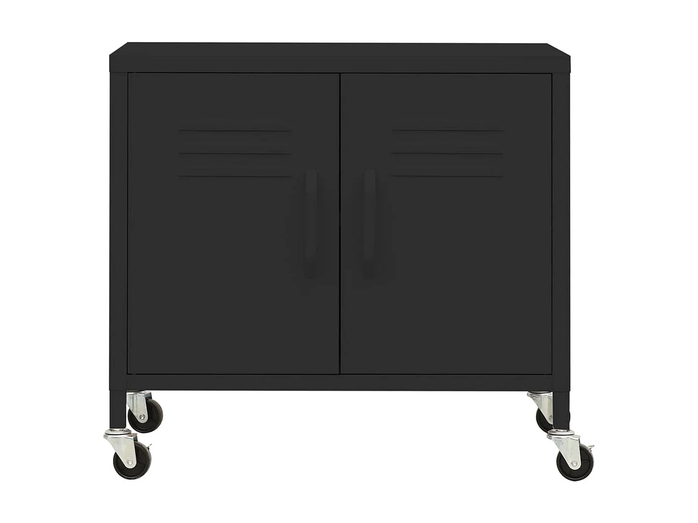 Armario de almacenamiento acero negro 60x35x56cm ES582669