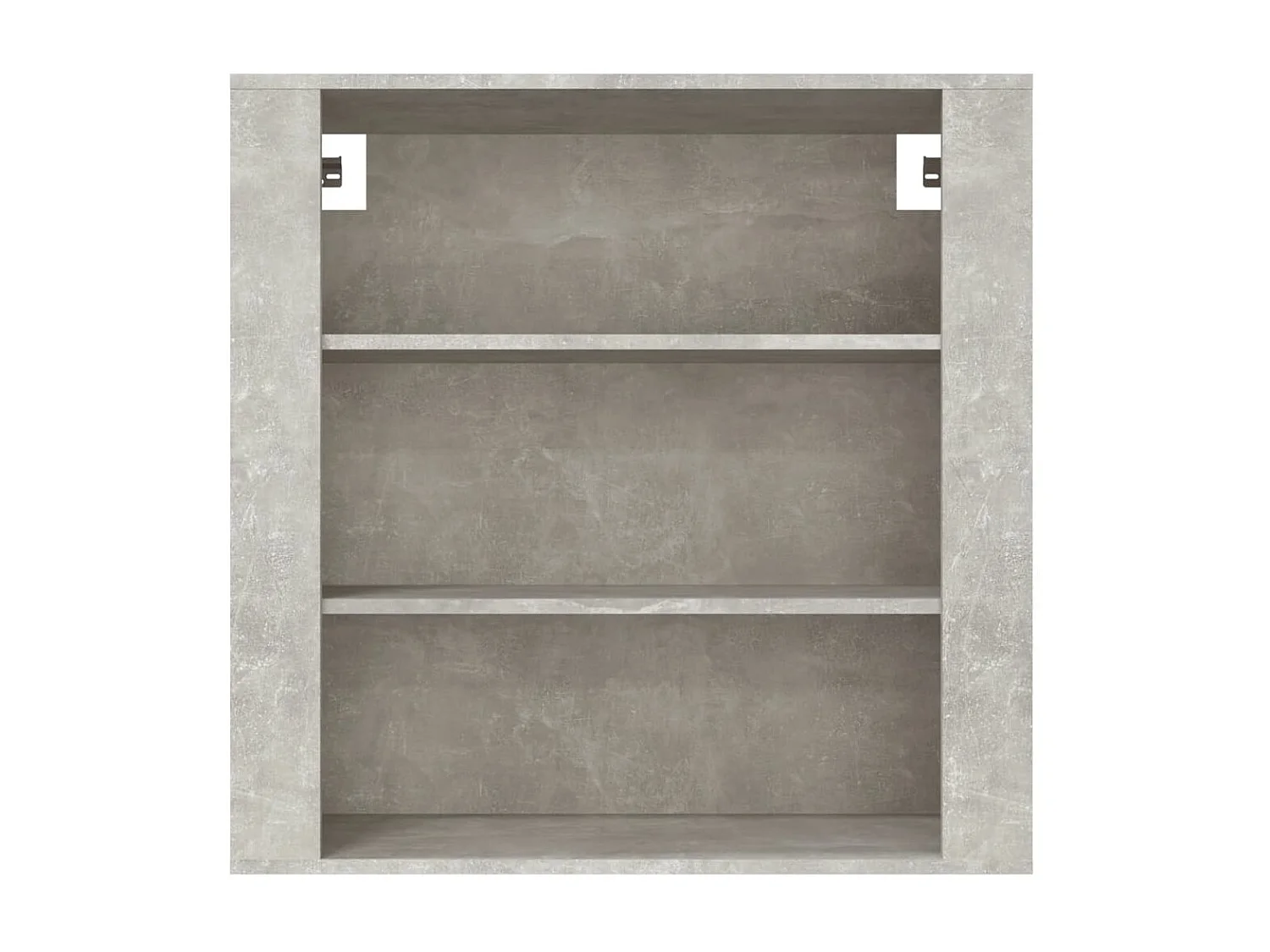 Armoire murale Gris béton 80x33x80 cm Bois d'ingénierie QWE73631