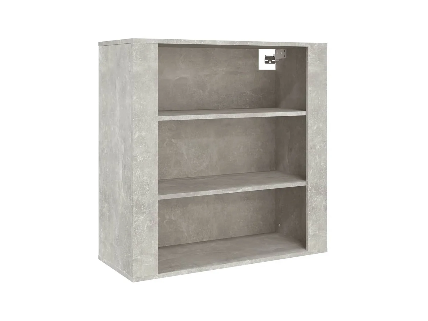 Armario de pared madera contrachapada gris hormigón 80x33x80 cm ES140742