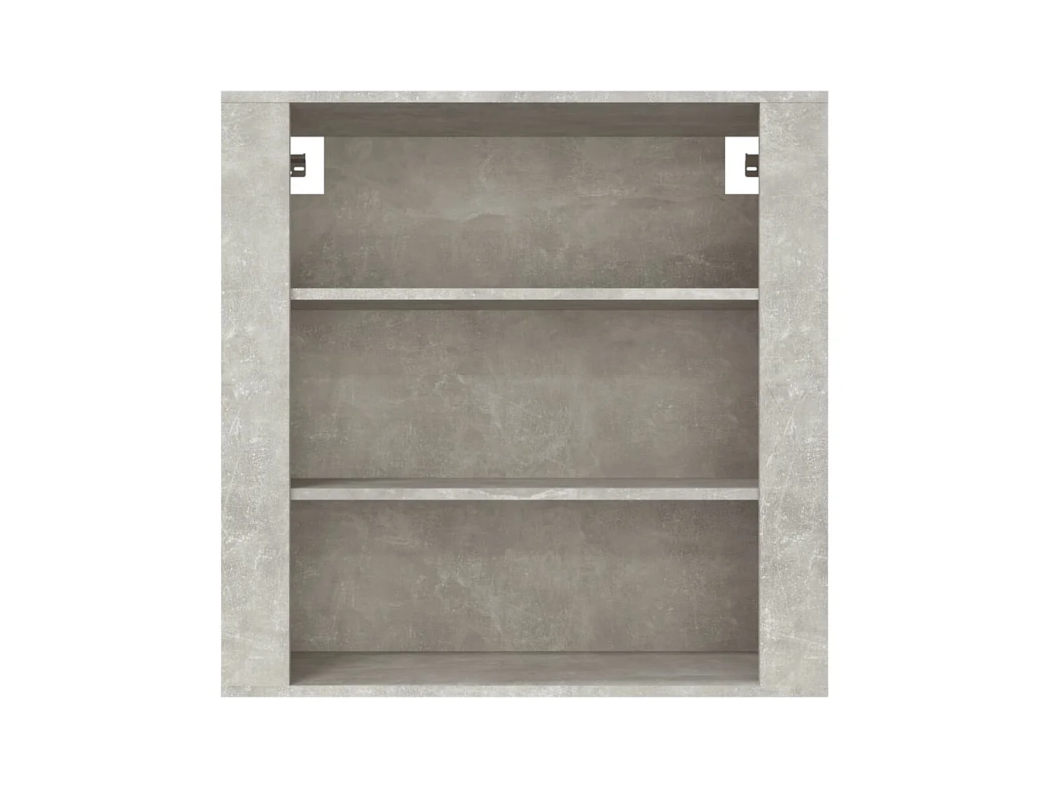 Armario de pared madera contrachapada gris hormigón 80x33x80 cm ES140742