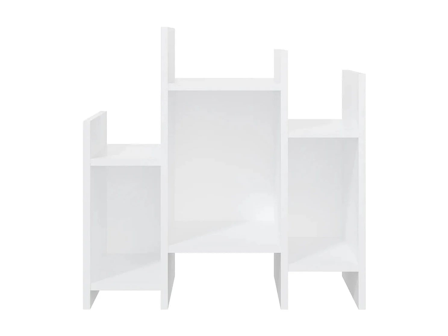 Armario auxiliar de madera contrachapada blanco 60x26x60 cm ES821259