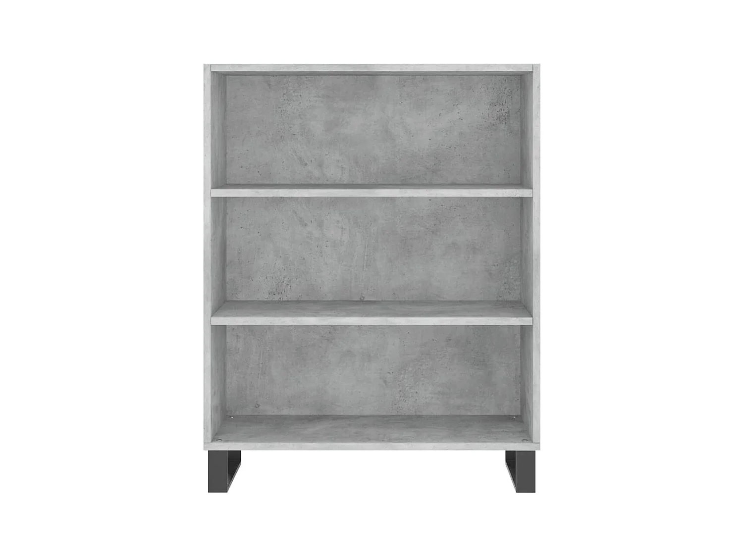 Estantería madera de ingeniería gris hormigón 69,5x32,5x90 cm ES447006