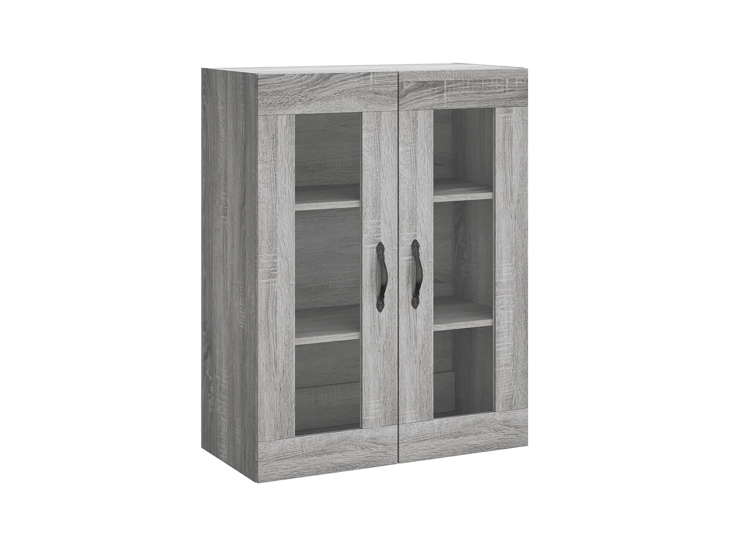 Armoire murale sonoma gris 69,5x34x90 cm bois d'ingénierie QWE55374