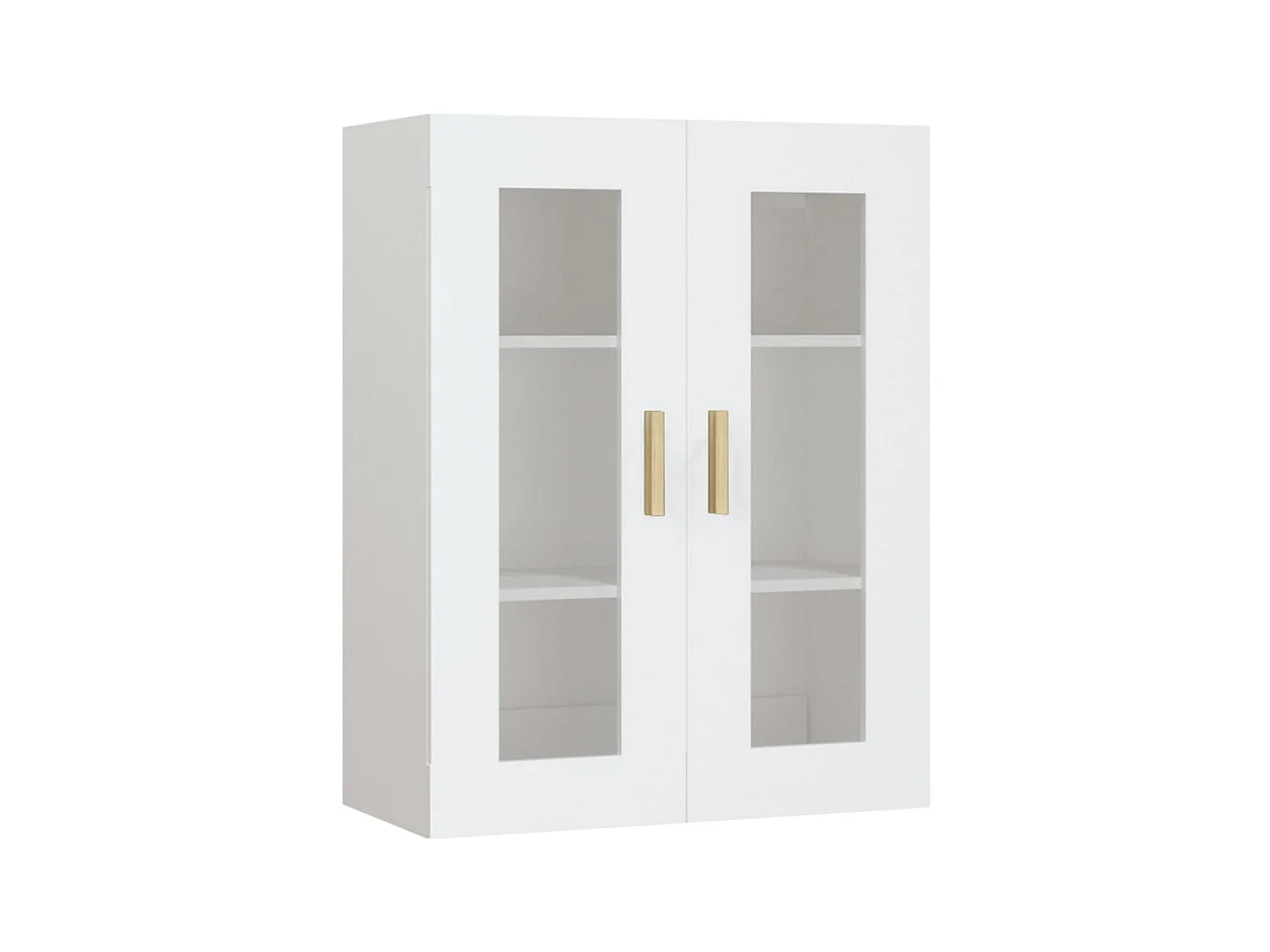 Armario de pared colgante blanco 69,5x34x90 cm ES645435