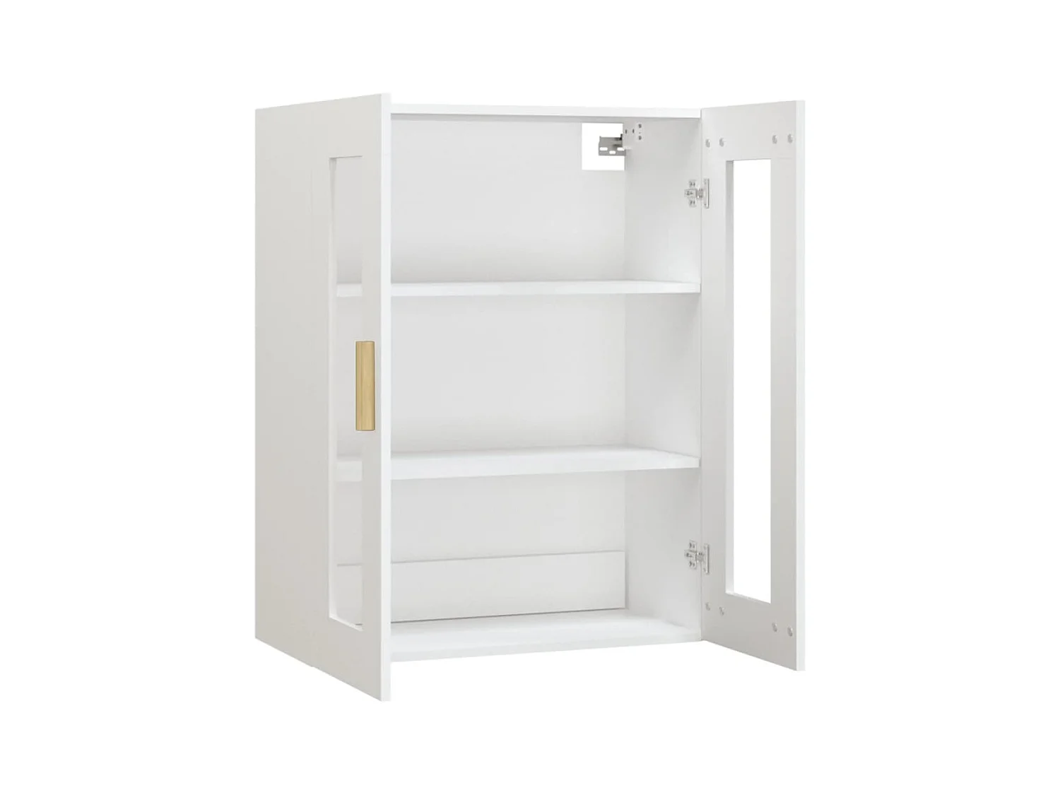 Armario de pared colgante blanco 69,5x34x90 cm ES645435