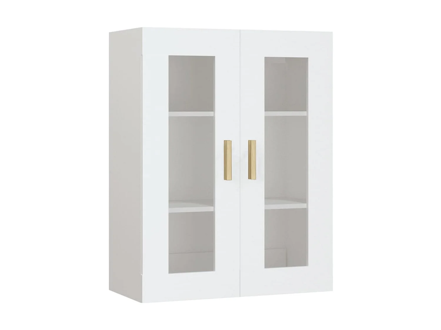 Armoire murale suspendue Blanc 69,5x34x90 cm QWE78091