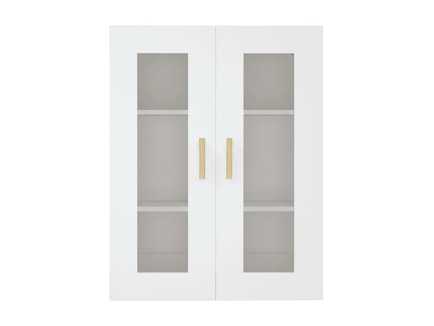 Armoire murale suspendue Blanc 69,5x34x90 cm QWE78091