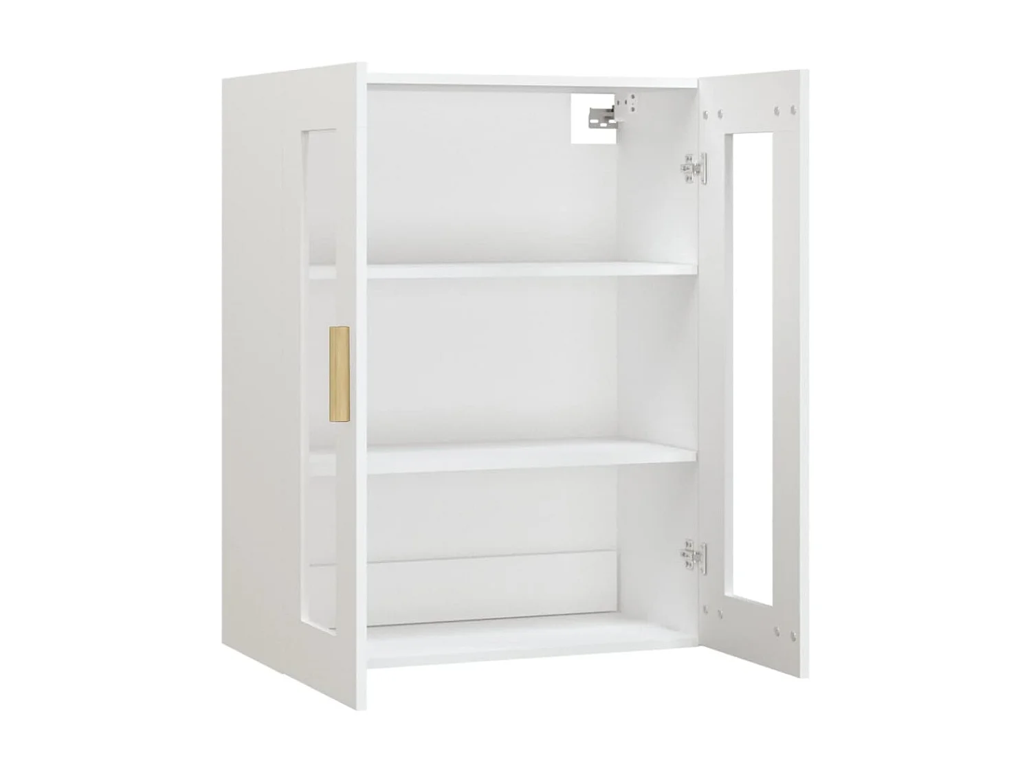 Armoire murale suspendue Blanc 69,5x34x90 cm QWE78091