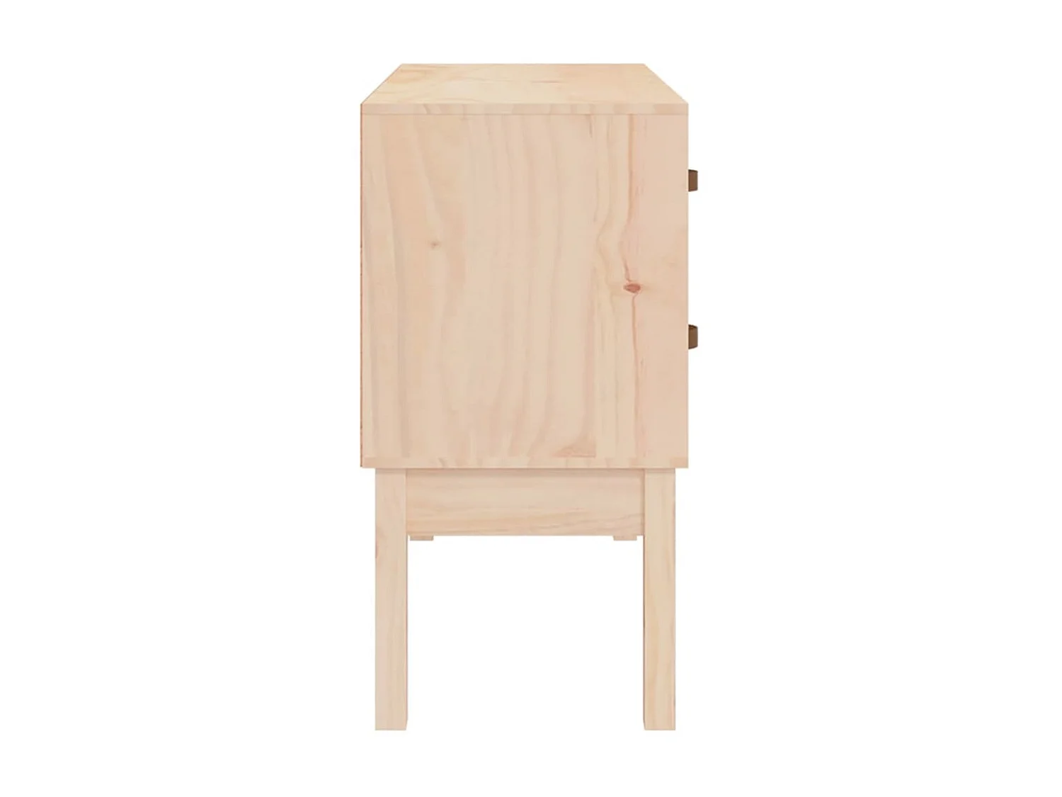 Mueble consola de madera maciza de pino 90x40x78 cm ES379927