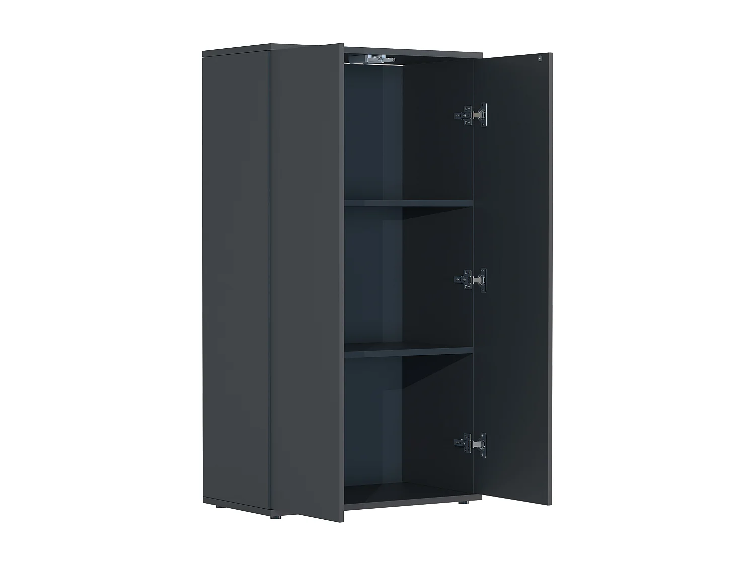 Chest of drawers & sideboards Dalosa Anthracite H. 108 x W. 60 x D. 32 cm