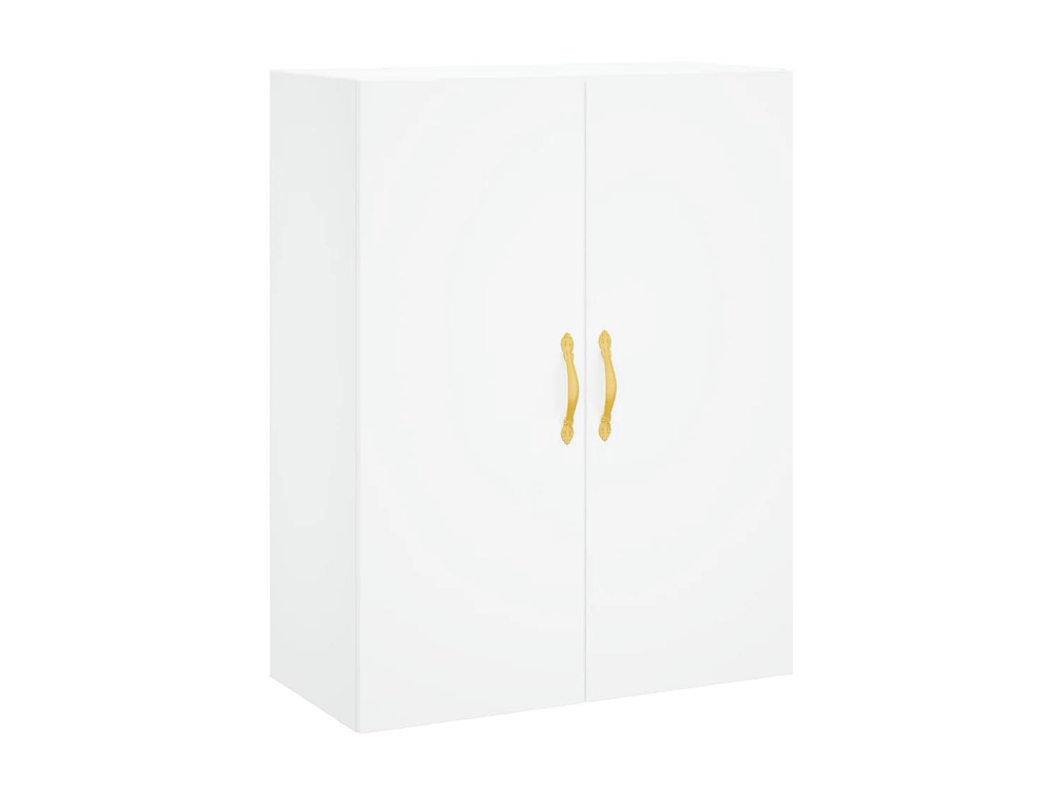 2 pcs Armoires murales blanc 69,5x34x90 cm OIU56243