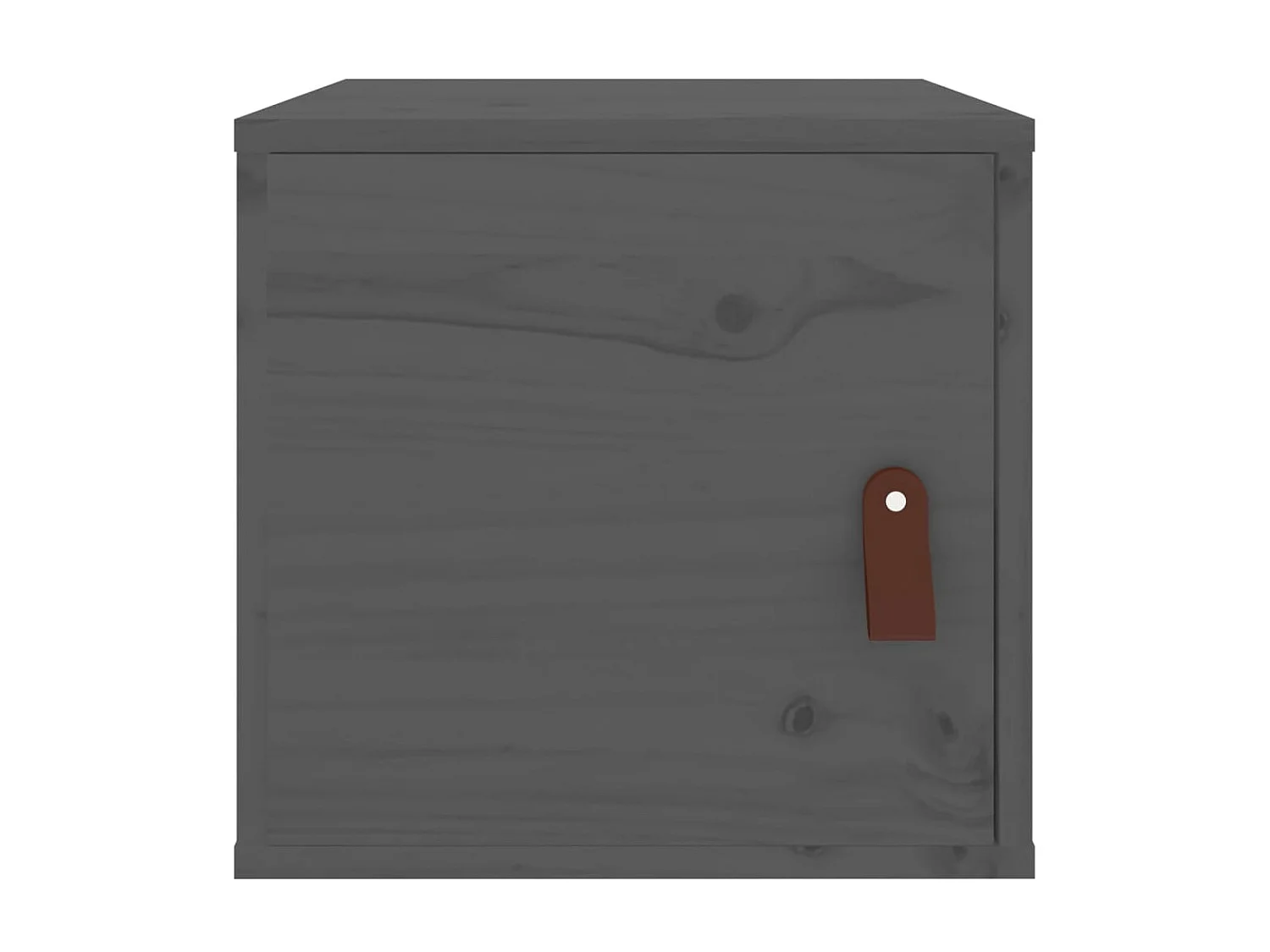 Armoire murale Gris 31,5x30x30 cm Bois de pin massif OLA1926