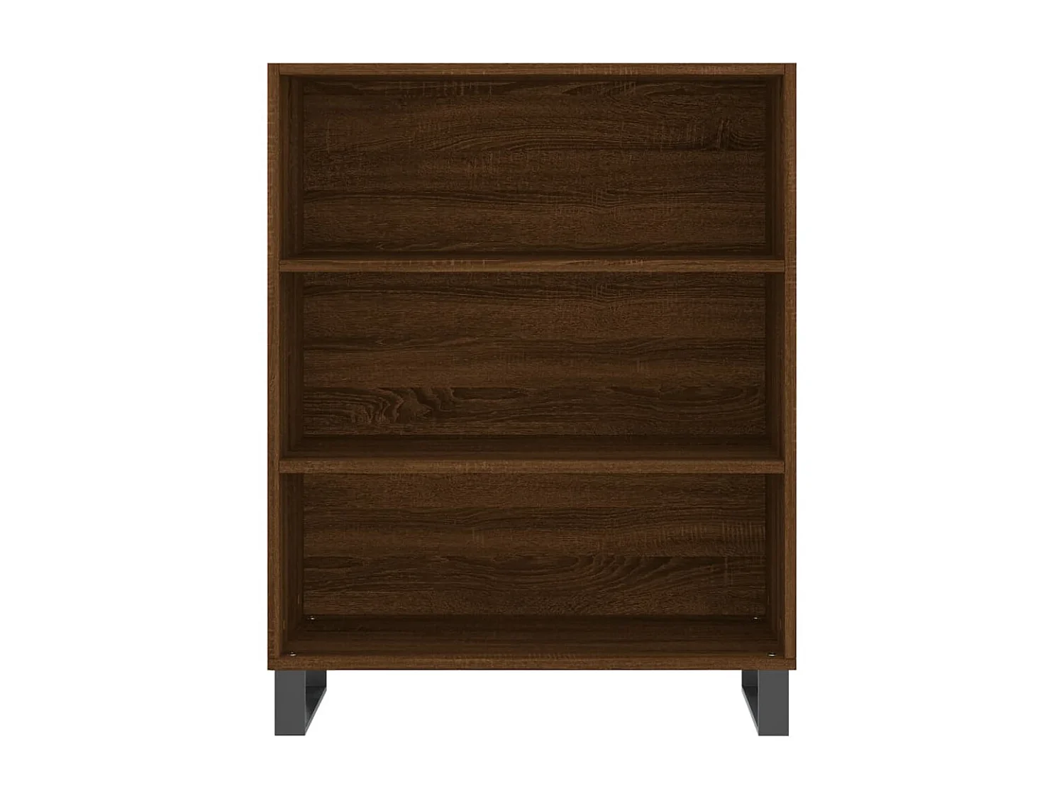 Armoire à étagère chêne marron 69,5x32,5x90 cm bois ingénierie EGER51080