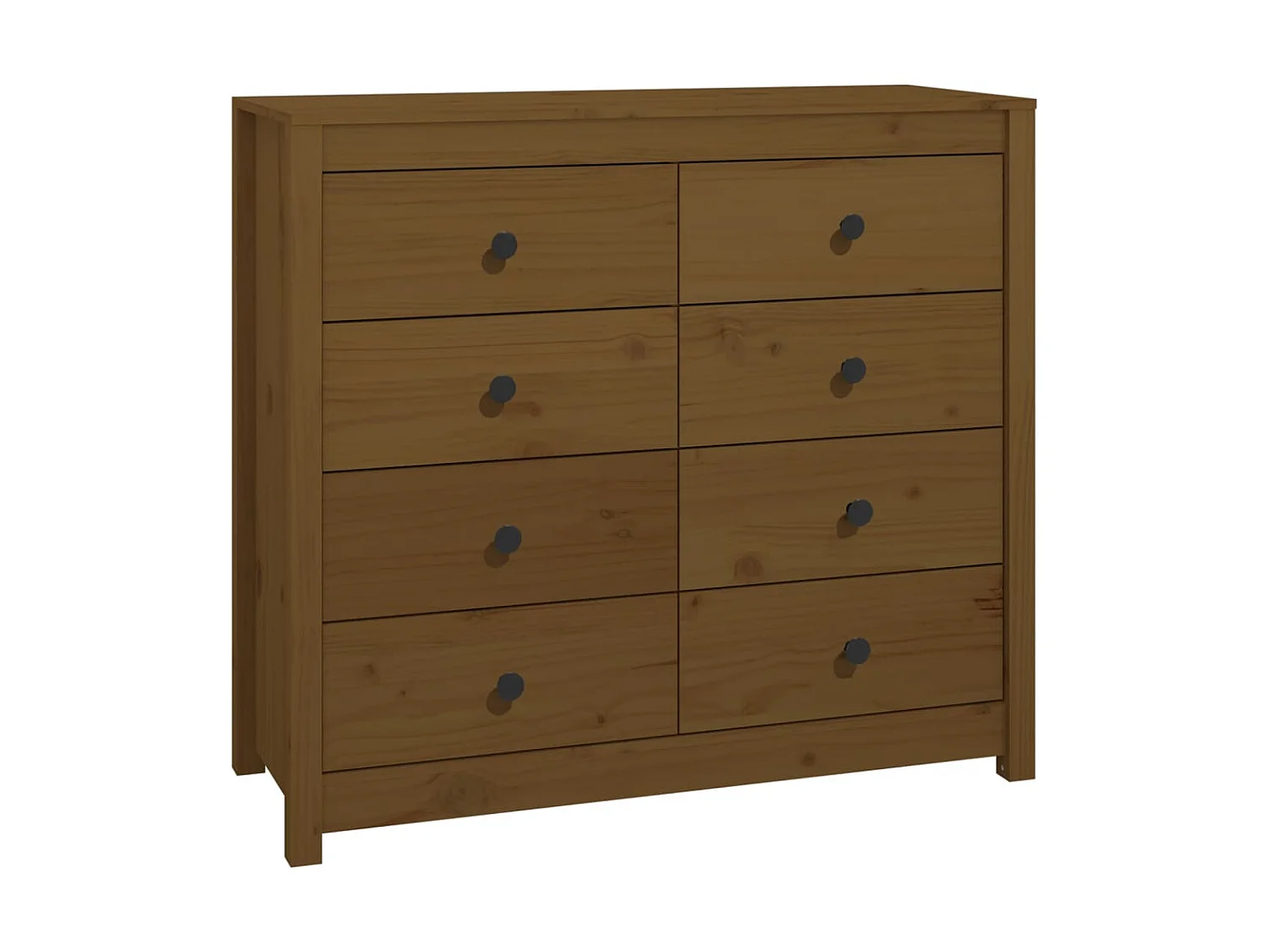 Armoire latérale Marron Miel 100x40x90 cm Bois de pin massif SBC8874