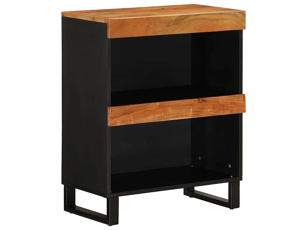 Armoire latérale 60x33x75 cm bois massif d'acacia SBC8486