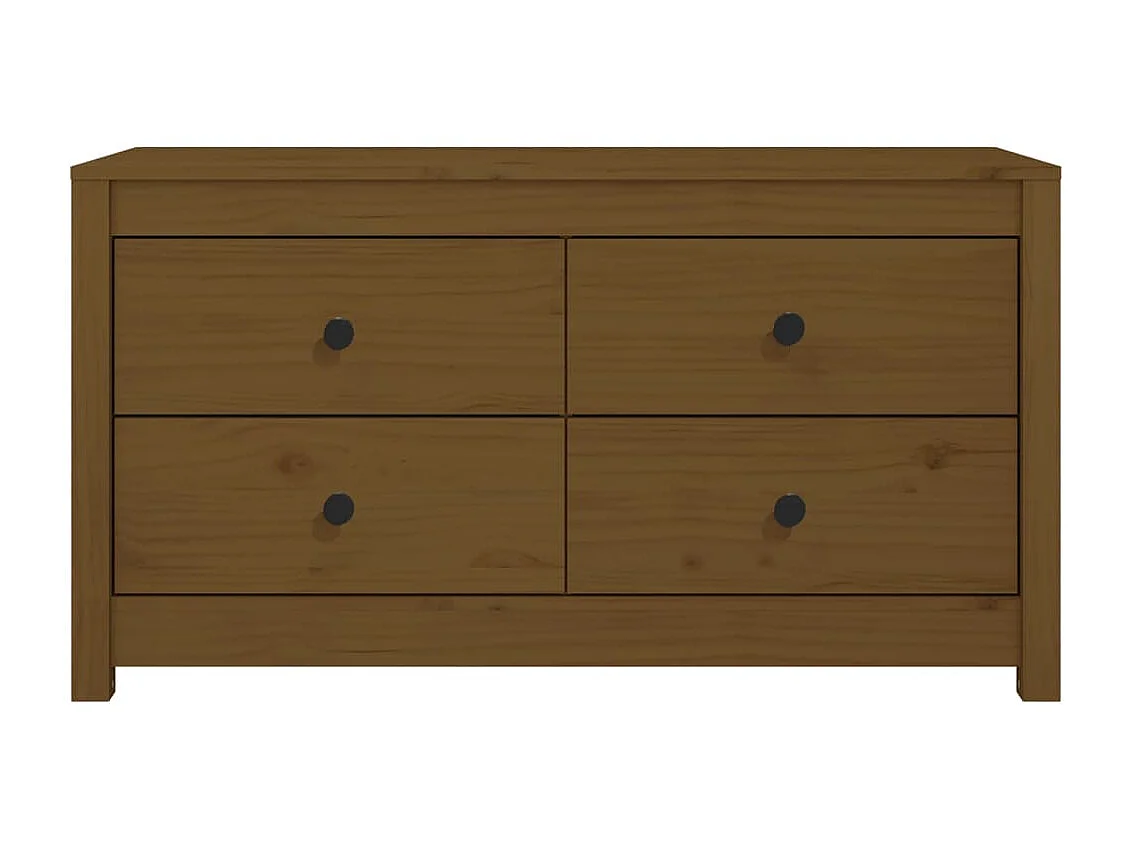 Armoire latérale Marron Miel 100x40x54 cm Bois de pin massif SBC1760