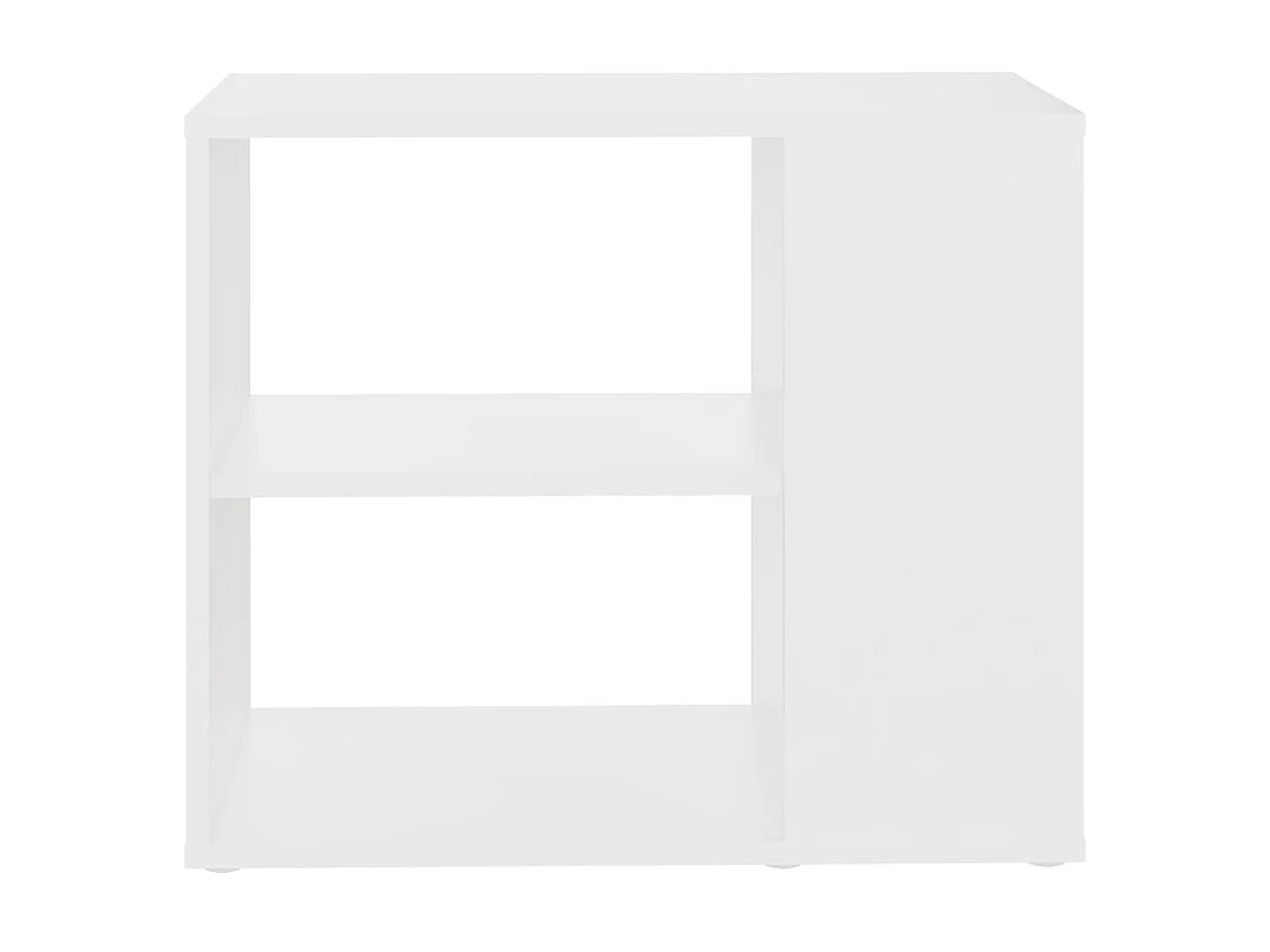 Armario auxiliar de madera contrachapada blanco 60x30x50 cm ES394903