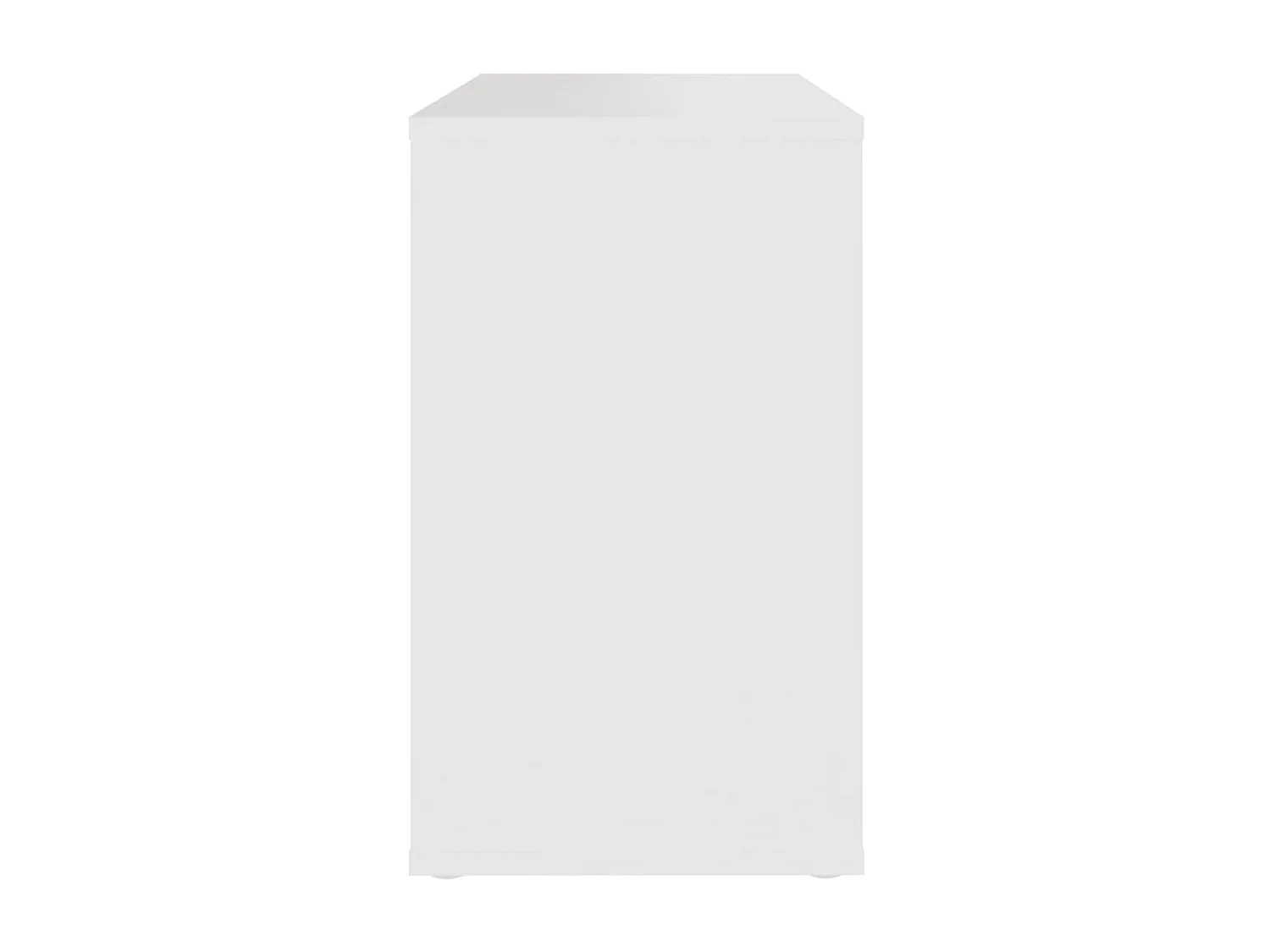 Armario auxiliar de madera contrachapada blanco 60x30x50 cm ES394903