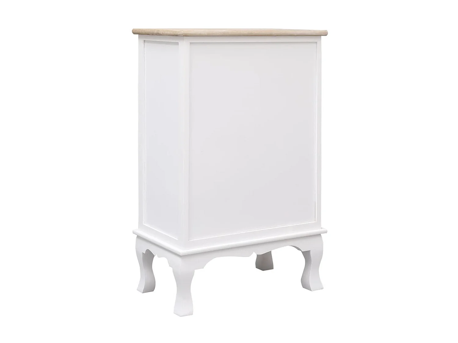 Cajonera de madera blanca 50x30x80 cm ES663164