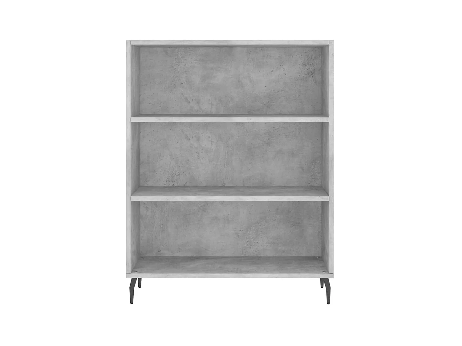 Estantería madera de ingeniería gris hormigón 69,5x32,5x90 cm ES263058