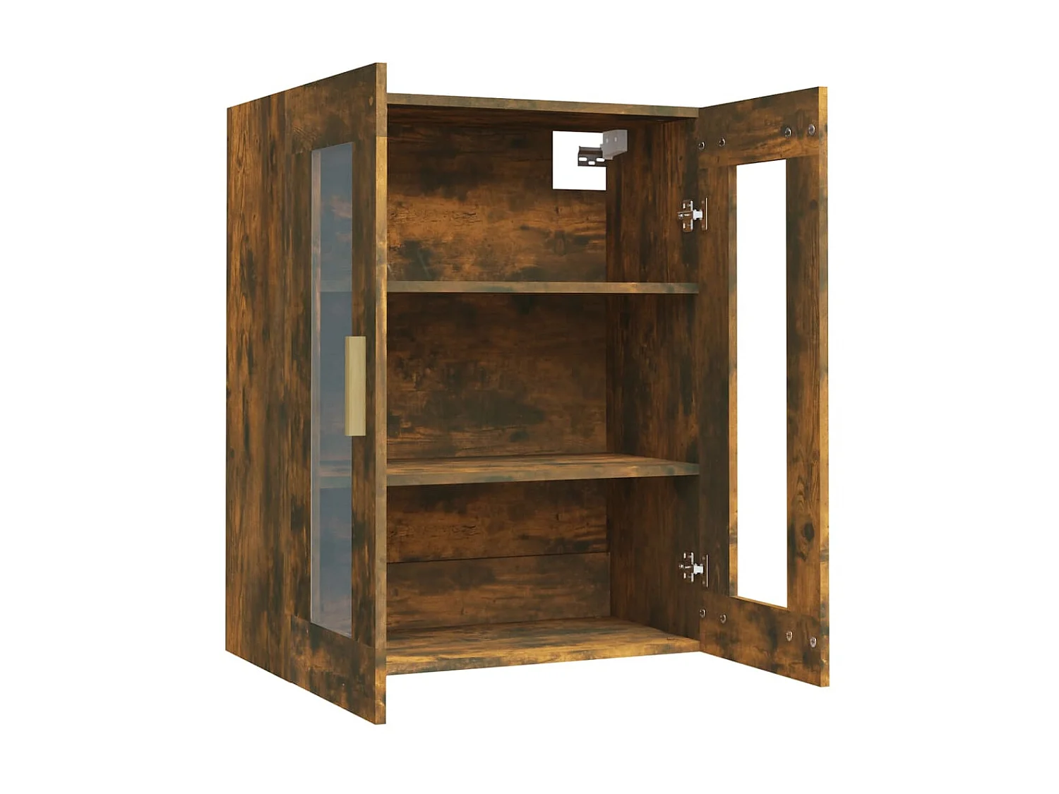 Armario colgante de pared roble ahumado 69,5x34x90 cm ES551033